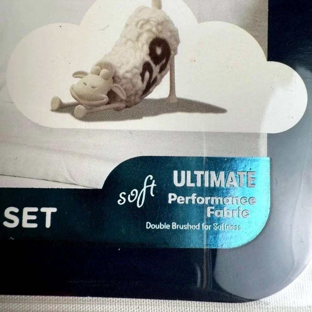 Serta Perfect Sleeper Elite ProChill Twin Sheet Set White Cooling 4 Piece NEW